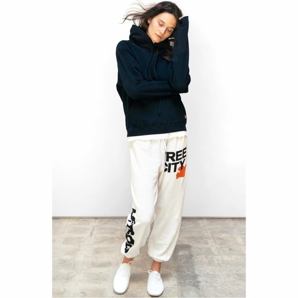 Free City Big Terrys Pullover Hoodie in Squidsink - Picture 4 of 14